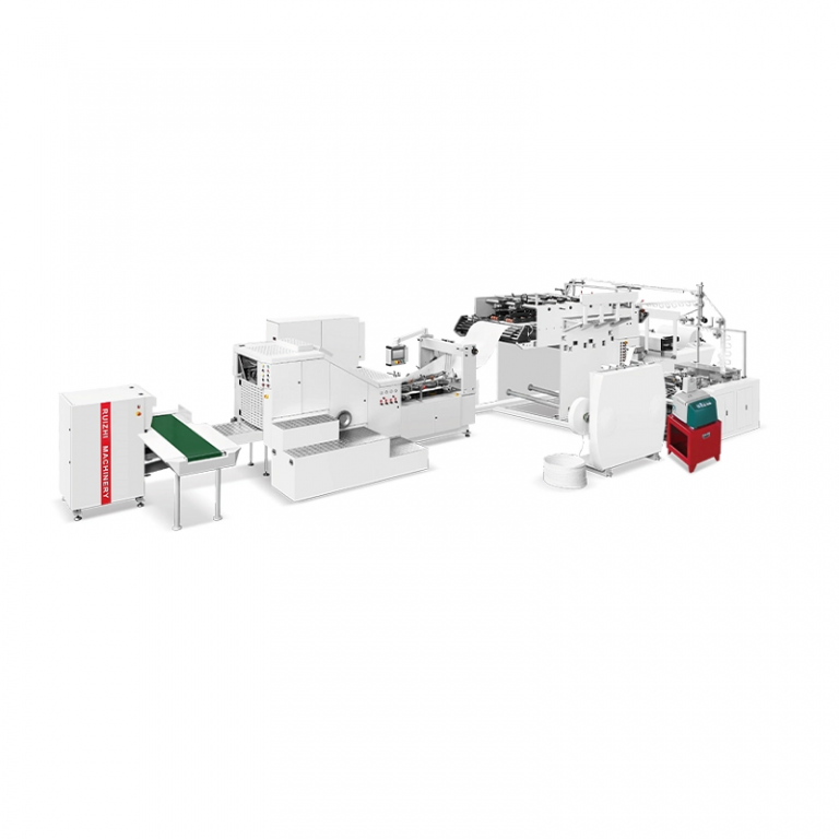 Square Bottom Paper Bag Machine With Handle Inline
