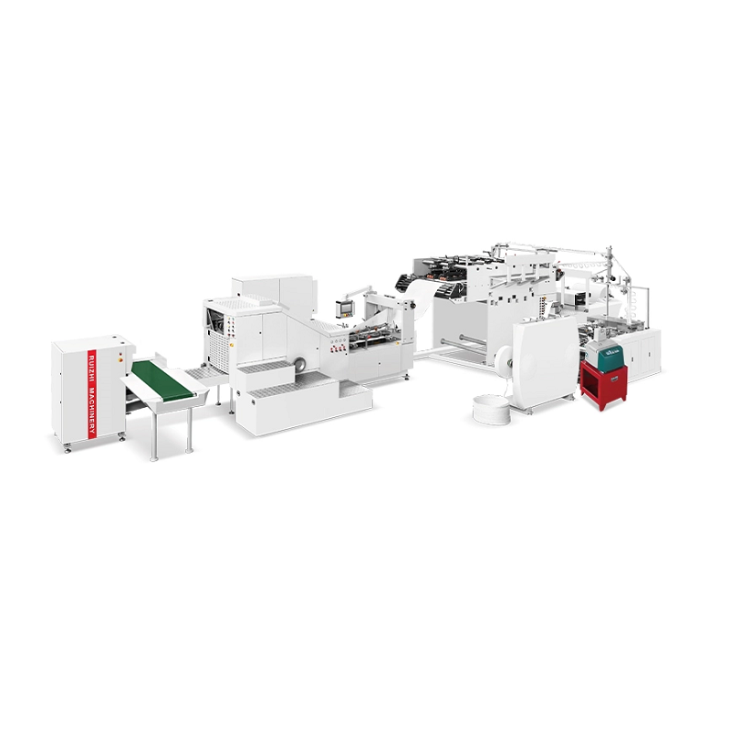 Square Bottom Paper Bag Machine With Handle Inline